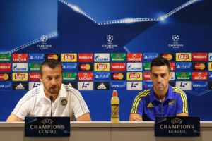 זהבי ויוקאנוביץ' במסיבת העיתונאים בסמי עופר. ישיגו נקודות ראשונות?