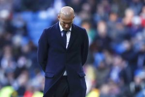 זידאן. לקח אחריות על ההפסד בדרבי