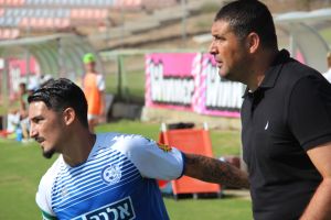 יובל נעים עם שי רביבו. בחצי הגמר