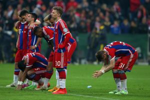 שחקני באיירן המומים. אפס אחוזי הצלחה בפנדלים