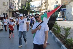 האירוע נוצל גם למטרות פוליטיות. המרתון