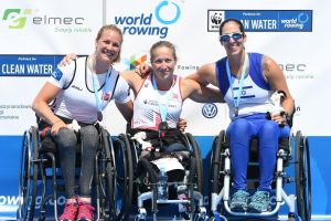 מורן סמואל על הפודיום