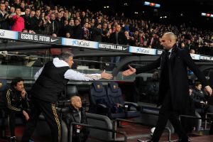 פפ ומוריניו ב-2012. העונה בממלכה