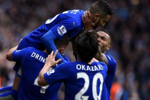 שחקני לסטר חוגגים. הכנה לסיום העונה?