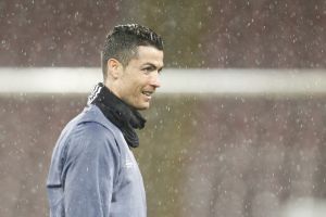 רונאלדו באימון המסכם. יצא ג'נטלמן