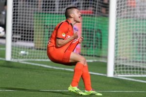 אמיר עגייב במשחק הירידה ב-2014