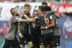 שחקני באיירן מינכן חוגגים