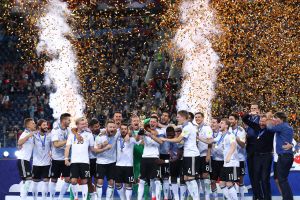 נבחרת גרמניה חוגגת