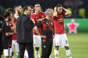 ז'וזה מוריניו ושחקני מנצ'סטר יונייטד