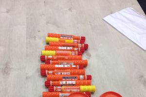 החומרים שנתפסו על ידי המשטרה