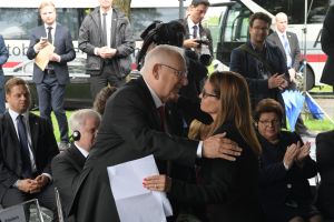 הנשיא ריבלין ואילנה רומנו (עמוס בן גרשום / לע"מ)