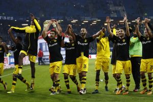 שחקני בורוסיה דורטמונד חוגגים