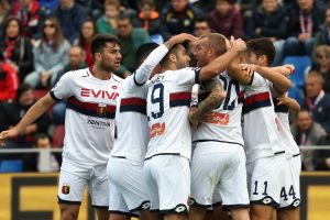 שחקני גנואה חוגגים