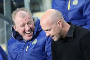 ג'ורדי קרויף עם סטיב מקלארן