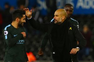 פפ גווארדיולה עם אילקאי גונדואן