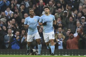 סרחיו אגוארו עם ראחים סטרלינג