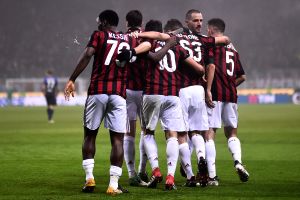 שחקני מילאן חוגגים