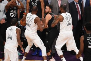 סטף קרי מול לברון ג'יימס וקווין דוראנט