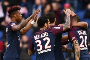 שחקני פאריס סן ז'רמן חוגגים