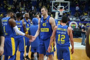 שחקני מכבי תל אביב מאוכזבים