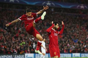 מוחמד סלאח חוגג על רומא