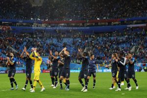 שחקני נבחרת צרפת חוגגים