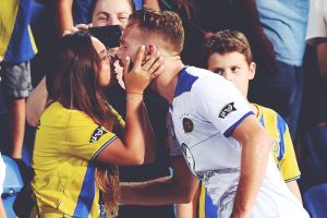 דן גלזר עם גאיה בינה