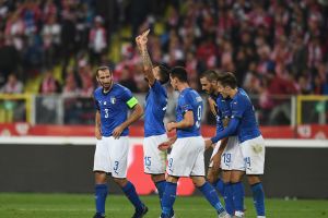 נבחרת איטליה חוגגת