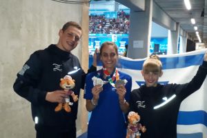 נעה קזדו יקר, המאמנת שירן וקנין, יונתן פרידמן