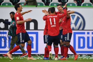 שחקני באיירן מינכן חוגגים