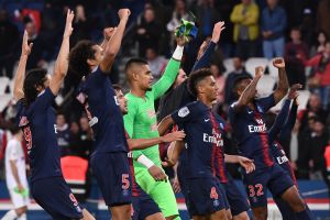 שחקני פאריס סן ז'רמן חוגגים