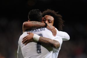 מרסלו עם כריסטיאנו רונאלדו