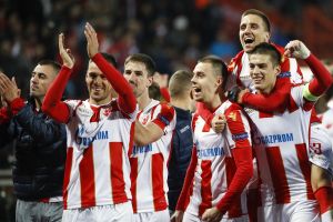 שחקני הכוכב האדום חוגגים