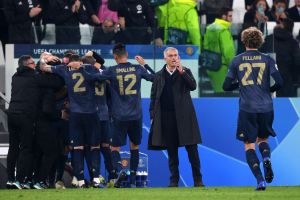 שחקני מנצ'סטר יונייטד חוגגים