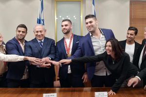 בנימין נתניהו, מירי רגב, נבחרת הג'ודו