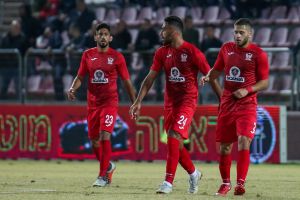 שחקני סכנין חוגגים