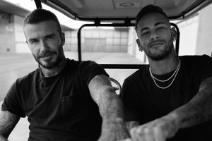 ניימאר עם דיוויד בקהאם