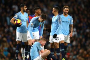 שחקני מנצ'סטר סיטי מאוכזבים