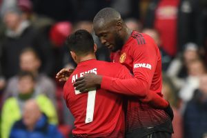 שחקני מנצ'סטר יונייטד חוגגים