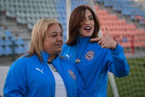 דניאל גרינברג עם אביגיל שרעבי