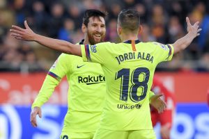 ליאו מסי, ג'ורדי אלבה