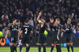 שחקני ריאל מדריד חוגגים