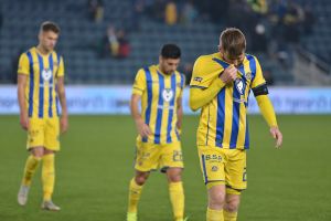 שחקני מכבי מאוכזבים בהפסד