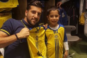 אבי ריקן עם יהלי נאור