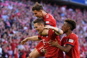 שחקני באיירן מינכן חוגגים