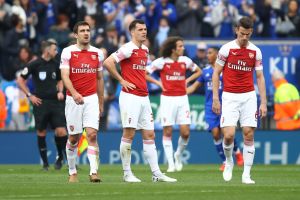 שחקני ארסנל מאוכזבים