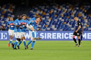 שחקני נאפולי חוגגים