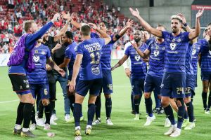 יונתן כהן ושחקני מכבי תל אביב