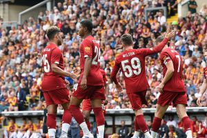 שחקני ליברפול חוגגים