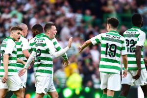 שחקני סלטיק חוגגים